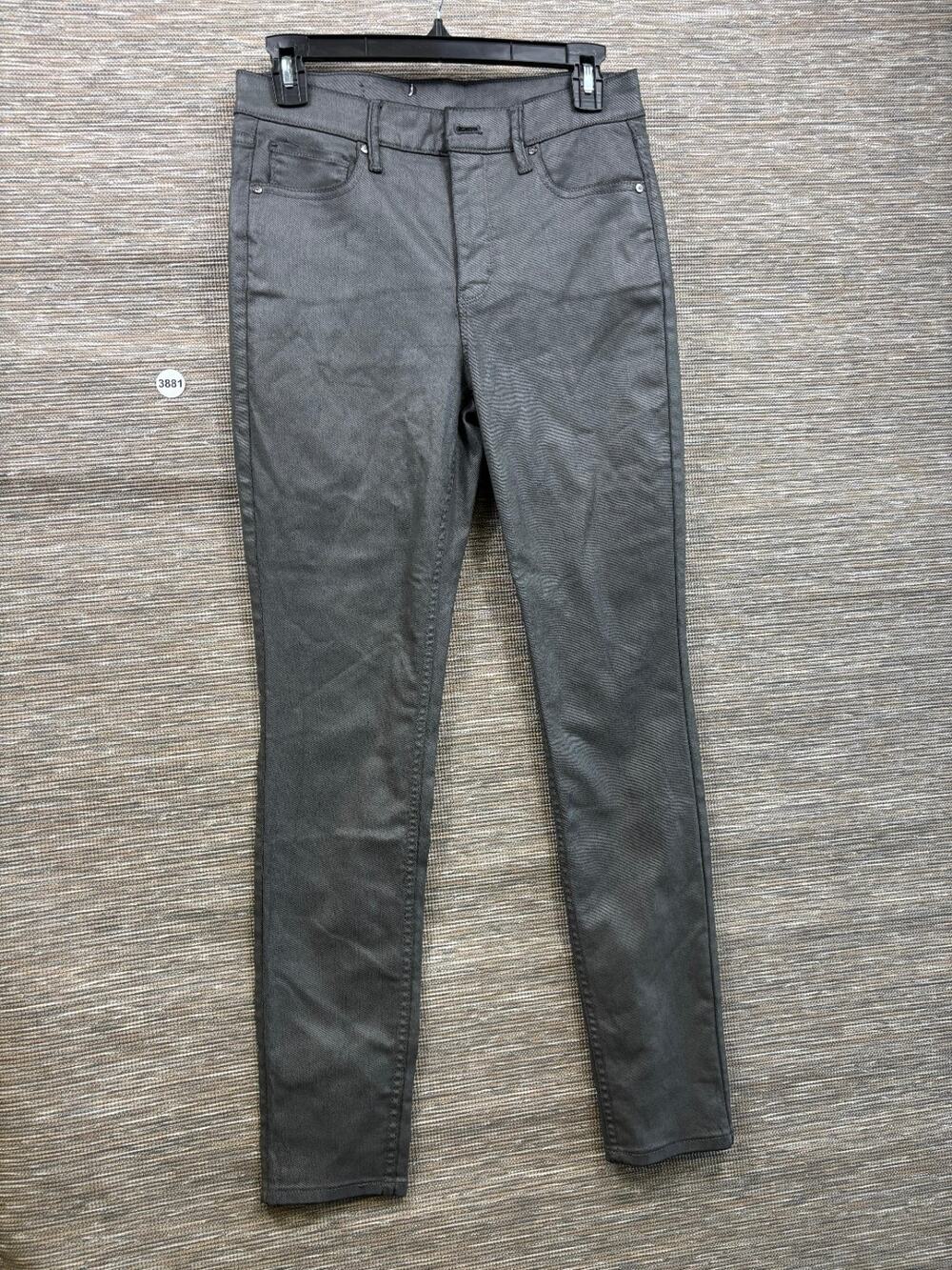 White House Black Market High Rise Skinny Pants Womens Size 6 Charcoal Gray